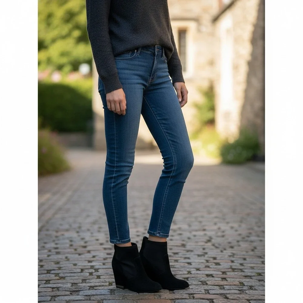 Tory Burch Black Suede Neoprene Wedge Ankle‎ Boots Logo Heel 10M